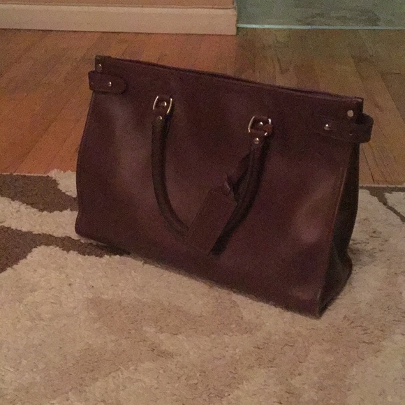 Purple Levenger Tote/Briefcase - Picture 3 of 9